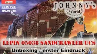 Lepin 05038 Sandcrawler UCS - Unboxing and first impression