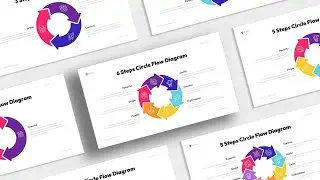 Circular Flow Diagram Template for PowerPoint and Google Slides Free Download