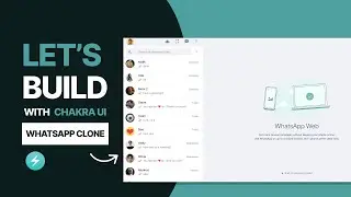 Create a Whatsapp Web Clone with Vite and Chakra UI