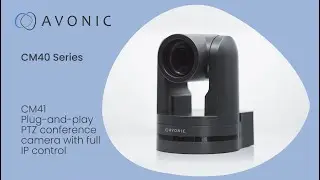 Avonic CM41 | USB Video Conference Camera with 12x Optical Zoom