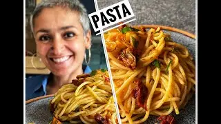 GARLIC PASTA | Spicy garlic tomato pasta | Spaghetti Aglio e Olio | 