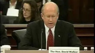 Dave Walker Testifies Before House Budget Committee
