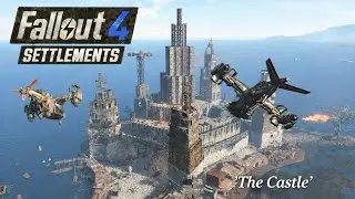 I Built the BIGGEST CASTLE in Fallout 4! Huge Raider Settlement Tour
