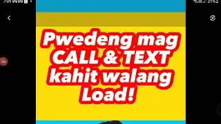 Pwedeng mag CALL & TEXT kahit walang Load | Tutorial | Marvin Macabante |