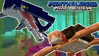 Kronosaurus and Archelon  Minecraft Panthalassa Mod Review