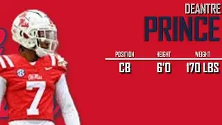 Deantre Prince | #𝟟 | Ole Miss Rebels Cornerback