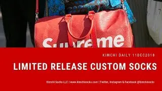 Limited Release Custom Socks by Kimchi Socks