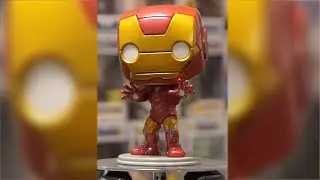 IRON MAN DIE CAST 02 METÁLICO FUNKO POP UNBOXING #shorts