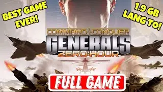 Command & Conquer Generals Zero Hour PC Full Game | Walkthrough 🔥 Mr.Techie DIY