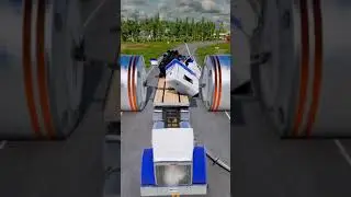 Police protected monster truck beamng drive #shorts  #beamngcrashes #crashdrive