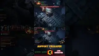 Diablo Immortal Crusader Vault Build: Team up with Cult Leader #shorts