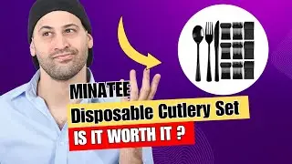 150 Pieces Disposable Cutlery Set Heavy Duty Utensil Sets 50 Forks 50 Knives 50 Spoons (Black)
