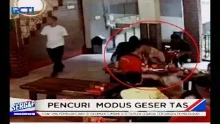 Pencurian Bermodus Geser Tas Viral Terekam CCTV - Sergap 24/02