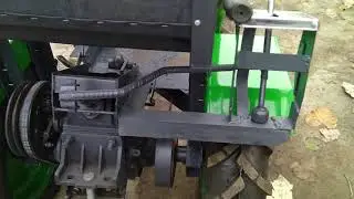 Converting a walk-behind tractor into a mini tractor