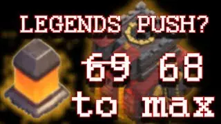 68 WALLS to MAX TH10 - Legend Push- Clash of Clans