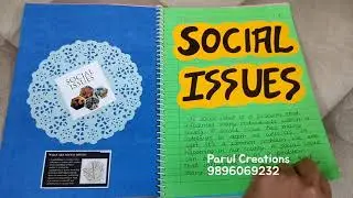 Project on Social Issues for Class 10th || Social Studies Project || Social Issues Project Class10