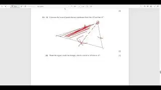 Cambridge IGCSE Mathematics paper 3 solved Question 8 (0580 m16 qp32 Q8)