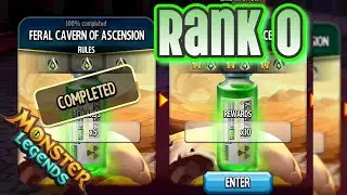 Feral Era Cavern of Ascension Rank 0 | Tikaani (Monster Legends)