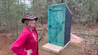 SIMPLE OUTHOUSE done right- anyone can build it!