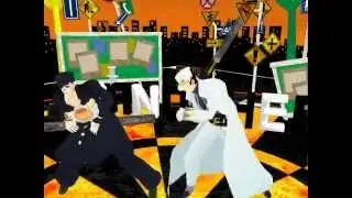 【MMD】叔父と甥でパンダヒーロー【ジョジョ】