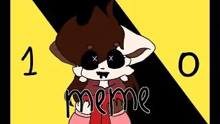 1-0 meme animation/flipaclip flashing warning!