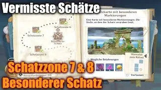GENSHIN IMPACT☄️: Spuren von Schatzzone 7 und 8 & Besonderer Schatz  // Vermisste Schätze Inazuma