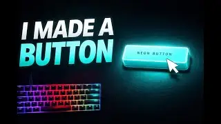 ASMR Programming - Neon Glowing Button | HTML CSS (No Talking)