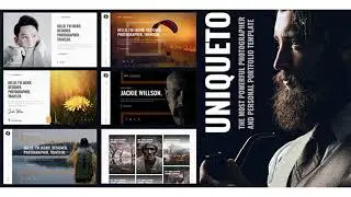 Uniqueto - Photographer & Portfolio Template | Themeforest Website Templates and Themes