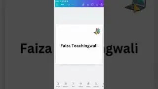How to group text and elements in canva with mobile