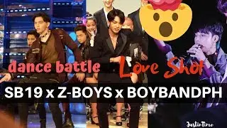 LOVE SHOT MAIN DANCERS DANCE BATTLE  - SB19 vs Z-BOYS vs BOYBANDPH - KEN x JOSH x JOAO