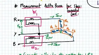 Power Measurement using Two Wattmeter method | Proteus | EEEE LAB 9