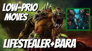 DOTA2: Lifestealer(LS) Gameplay Low-prio WTF