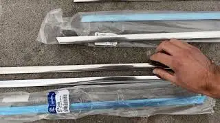 Редкие молдинги дверей/крыльев под хром на продажу! Видео для Авито. Личный набор.