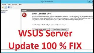 WSUS update detection 100% FIX