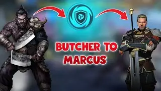 Despair talent converts butcher into old sfa marcus 💀|| shadow fight 4: arena