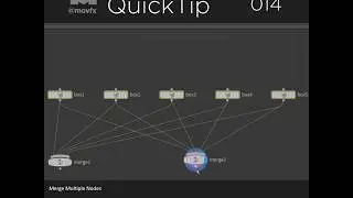 Houdini Quicktip 014 - Merge Multiple Nodes
