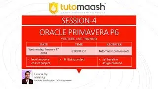 Oracle Primavera P6 Live Training Session-4