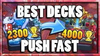 Top 3 Best Decks For Trophy Pushing Arena 8 11 Legendary Hog Rider PEKKA Clash Royale Strategy Tips