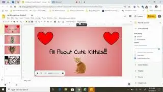 Google Slides: Insert Audio