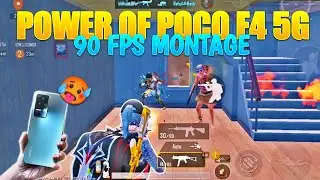 LOST CONTROL 🔥 POCO F4 5G 90 FPS PUBG MONTAGE | POCO F4 5G 90 FPS? PUBG TEST