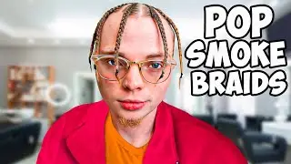 My Biggest Fan Drives 4 Hours For Pop Smoke Braids😱