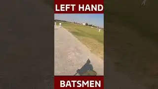 left hand batsmen POV #gopro #cricket #youtubeshorts