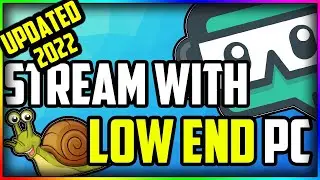 How to Stream With A Bad PC (OBS) | The Best Streamlabs OBS Settings To Stream With A Low End PC