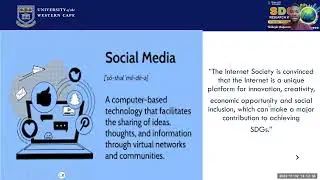 UWC Research Week 2023 - Day 4 Session 2: Digital Technologies (continue)