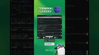 It's terminal tuesday and here's a neat tip for you! 🐧