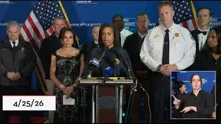 Mayor Bowser & US Attorney Pirro Provide Situational Update @ Washington Hilton Hotel, 4/25/26