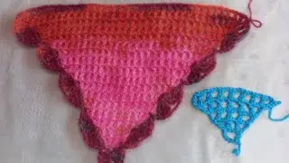 Қарапайым орамал | Простой шаль | Simple shawl