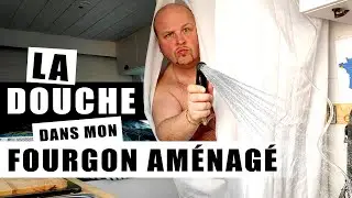 🚿 Ma DOUCHE dans mon FOURGON AMÉNAGÉ idéale en hiver  ❗ (vanlife)