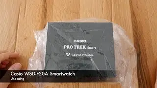 Unboxing & Vorstellung Casio Pro Trek WSD-F20A Smartwatch
