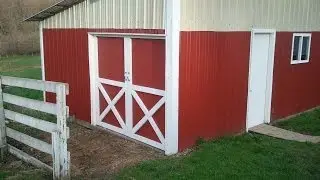 Building red barn doors with the 